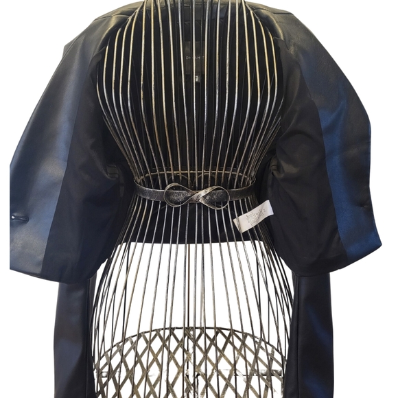 Dynamite, small black faux like leather. - Picture 6 of 8